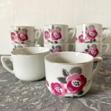 Vintage coffee cups from the 50s and 60s