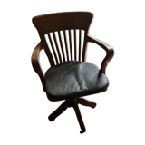 Classic vintage swivel office armchair (1950s–1970s)