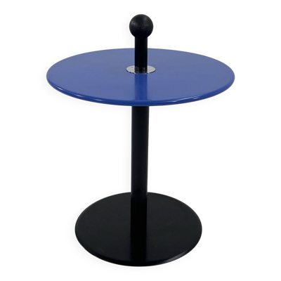 Table d'appoint postmoderne bleu par Ikea, 1980