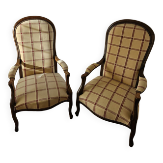 Fauteuils Voltaire début 1900