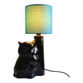Lampe hibou chouette vintage 1980 céramique holland