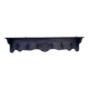 Large antique wall-mounted coat rack in carved wood 135 cm