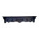 Large antique wall-mounted coat rack in carved wood 135 cm