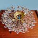 Italian ceiling light in Murano glass, 1970.