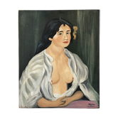 Renoir wood oil painting