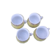 4 cups porcelain mocha service from Limoges Bernardaud and Co.