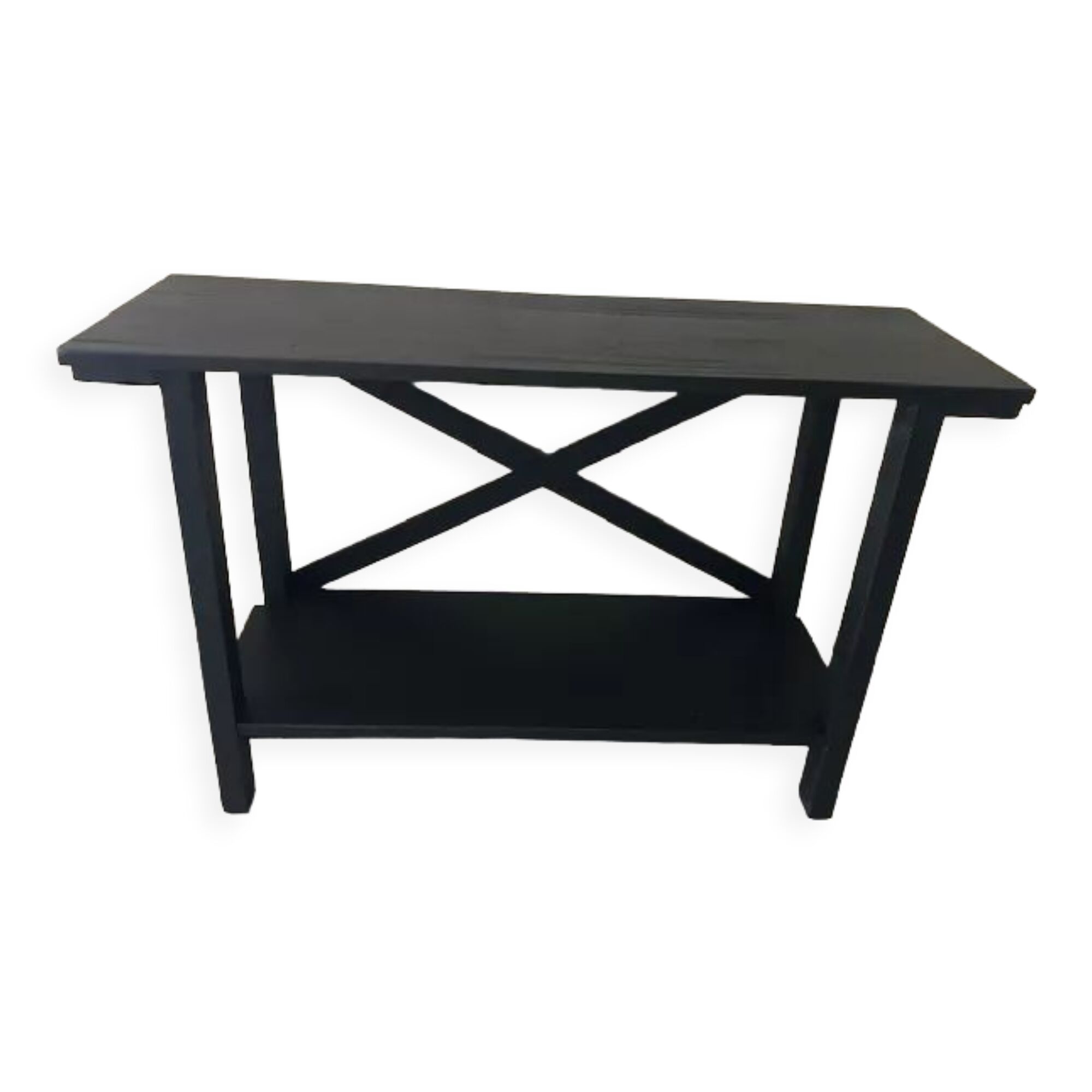 Console noire patinée
