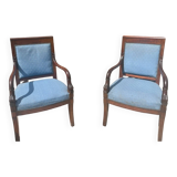 Pair of Empire Period Dolphin Armchairs