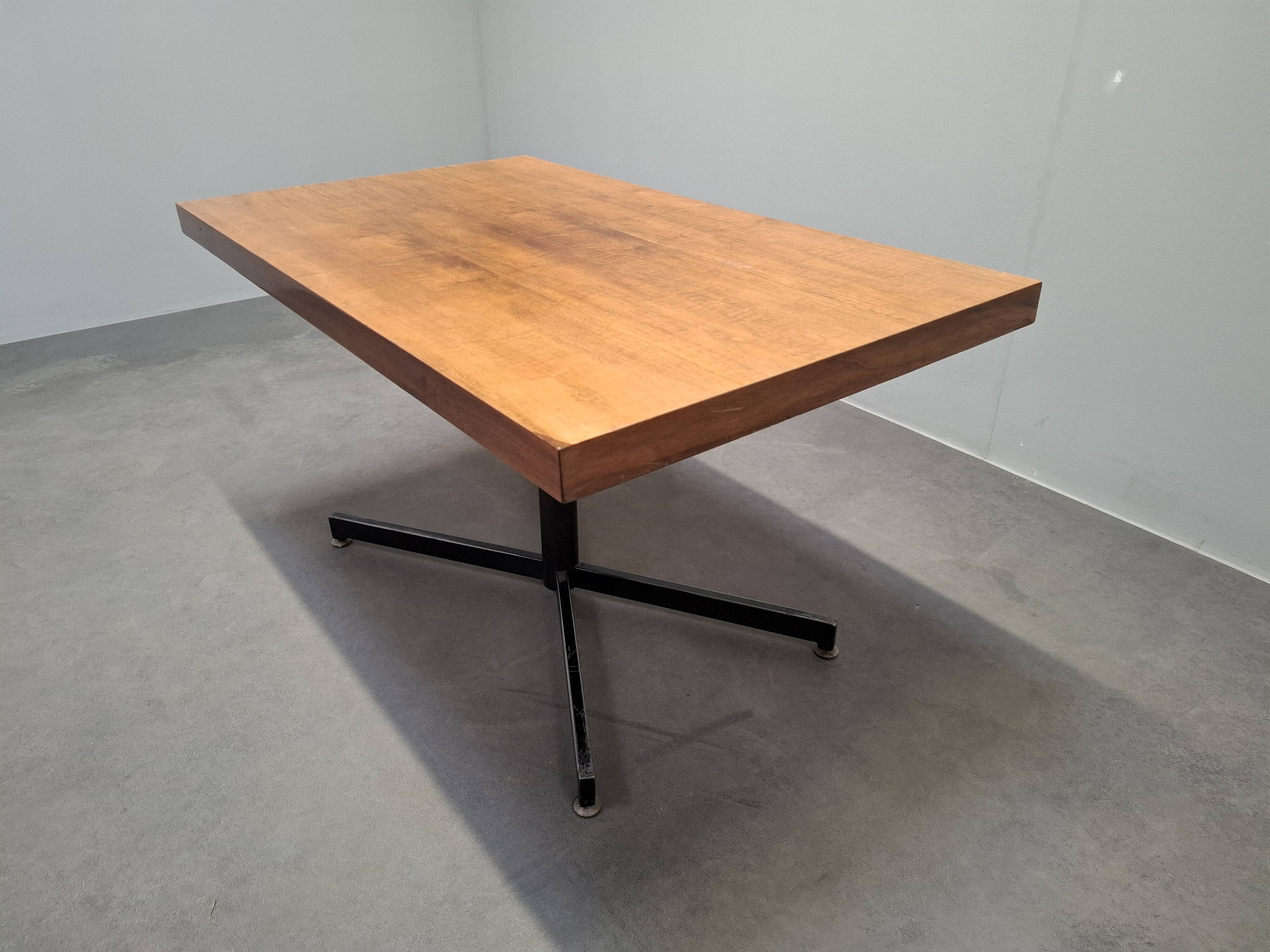 Height Adjustable Oak Table by ILSE Möbel, Germany, 1970s, Mid-Century