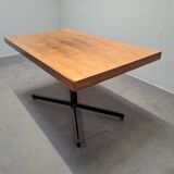 Height Adjustable Oak Table by ILSE Möbel, Germany, 1970s, Mid-Century