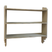 Patinated wooden shelf