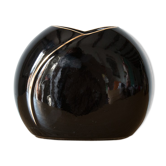 Vase noir et doré