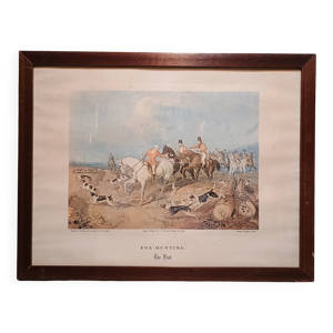 Estampe fox-Hunting The