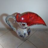 Zoomorphic vallauris ceramic pitcher