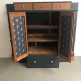 Storage unit, Art Deco buffet in carved wood