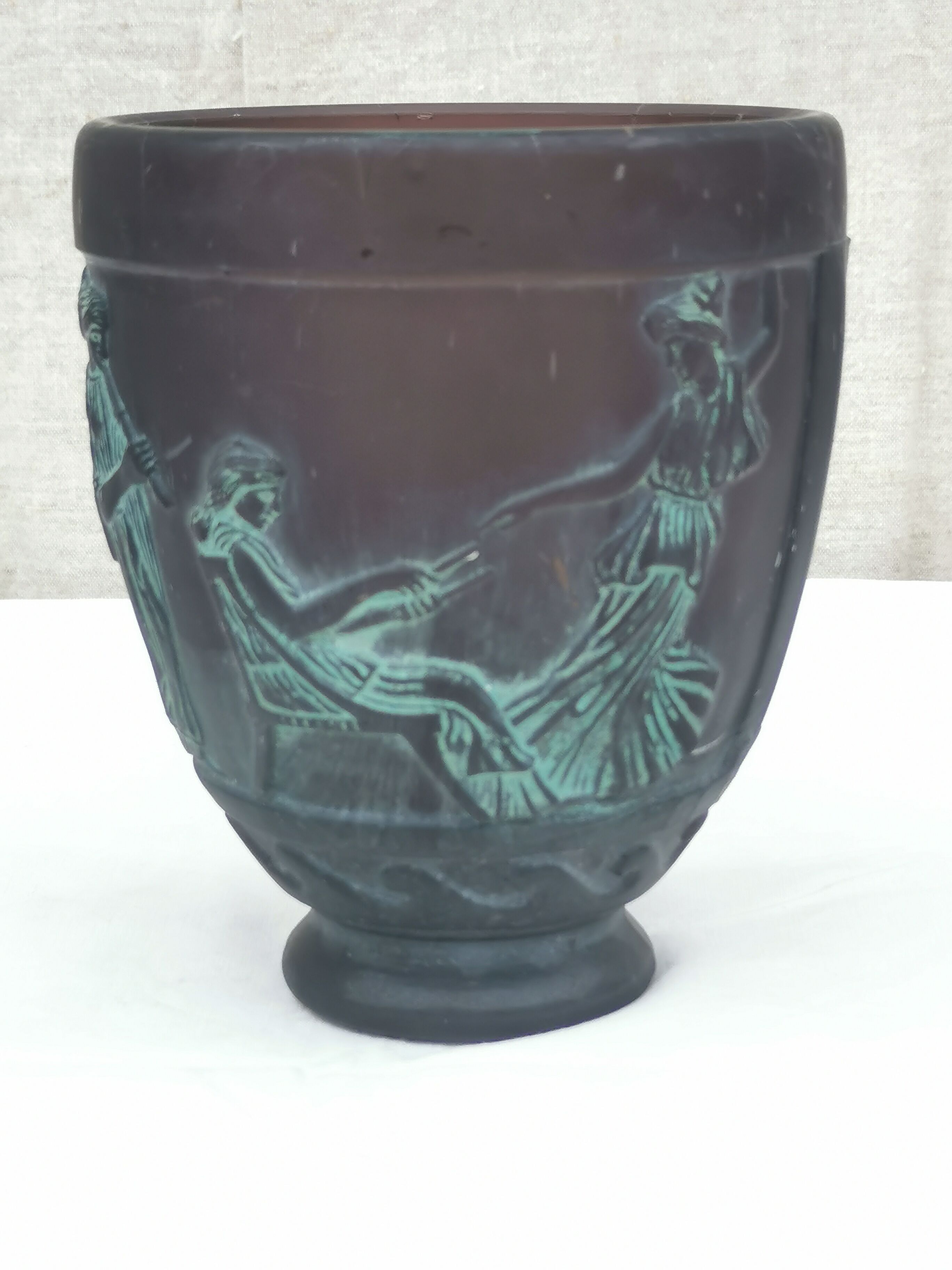 Art-deco vase signed "georges de feure"