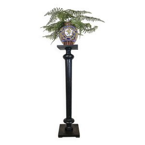 Support de plante en - socle bois