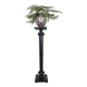 Support de plante en bois ancien / piédestal / socle