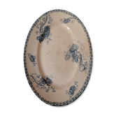 Oval dish Sarreguemines Royat