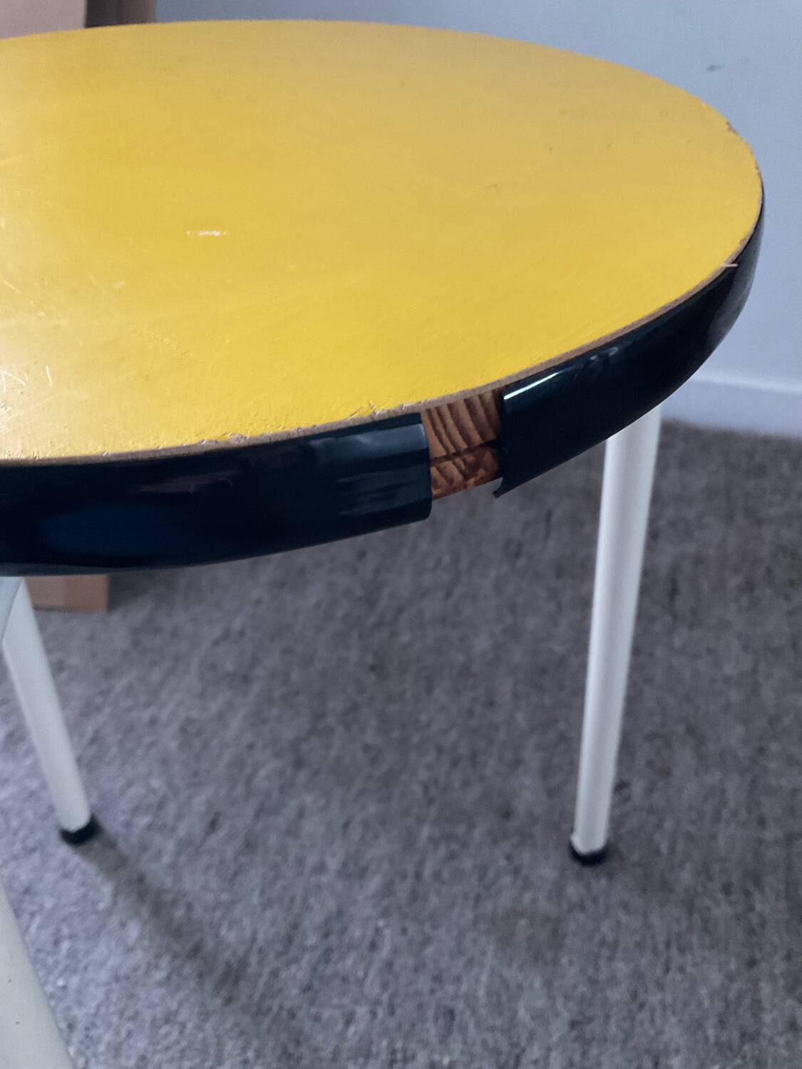Vintage tripod stool from the 50s