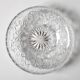 Bol en verre : Assiette florale bohème des années 60, Sklo Union / années 1960