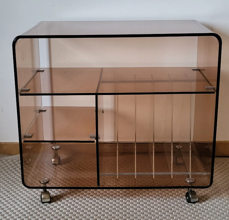 Design plexiglass hi-fi / TV cabinet