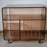 Design plexiglass hi-fi / TV cabinet