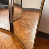 Vintage barber's triptych mirror