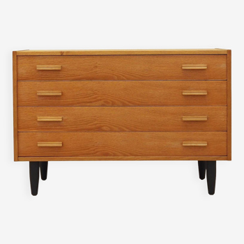 Ash chest of drawers, Danish design, 1970s, production: Denmark