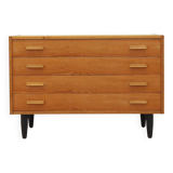 Ash chest of drawers, Danish design, 1970s, production: Denmark