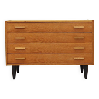 Ash chest of drawers, Danish design, 1970s, production: Denmark