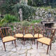 Mobilier de salon anglais en acajou vers 1900