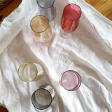 Ensemble de 6 flûtes multicolore