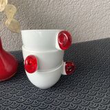 Guzzini porcelain espresso cups