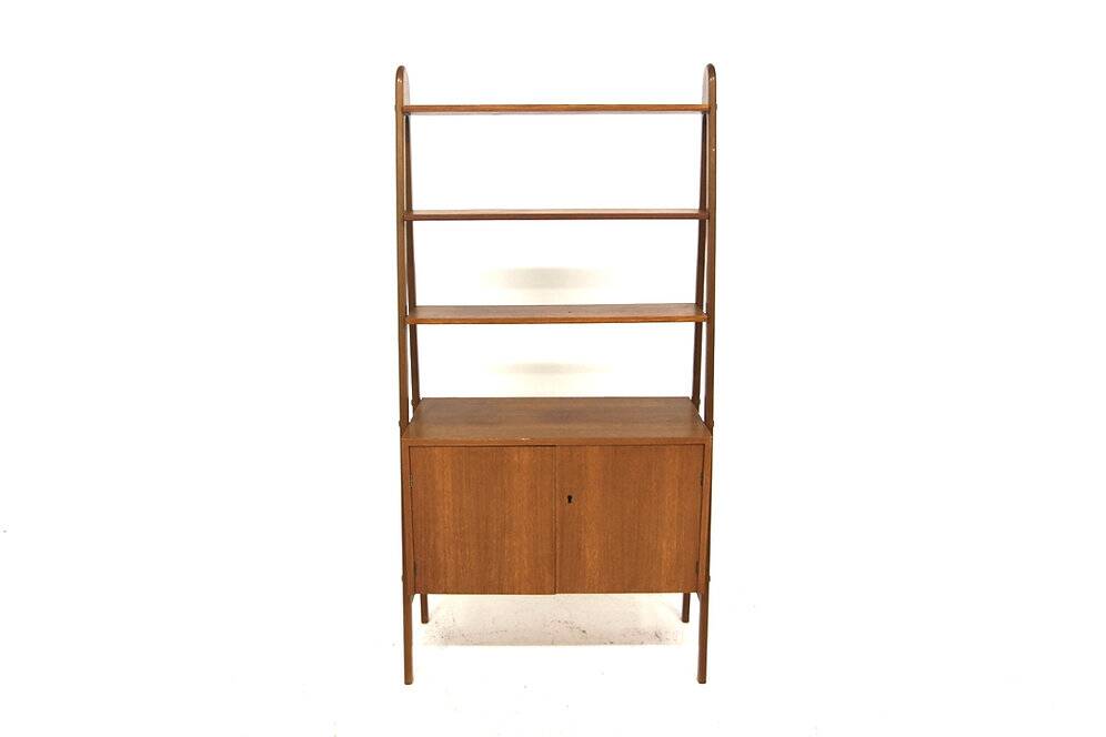 Teak chest of drawers and bookcase, Sweden, 1950