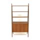 Teak chest of drawers and bookcase, Sweden, 1950