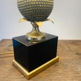Table lamp, pineapple-style base