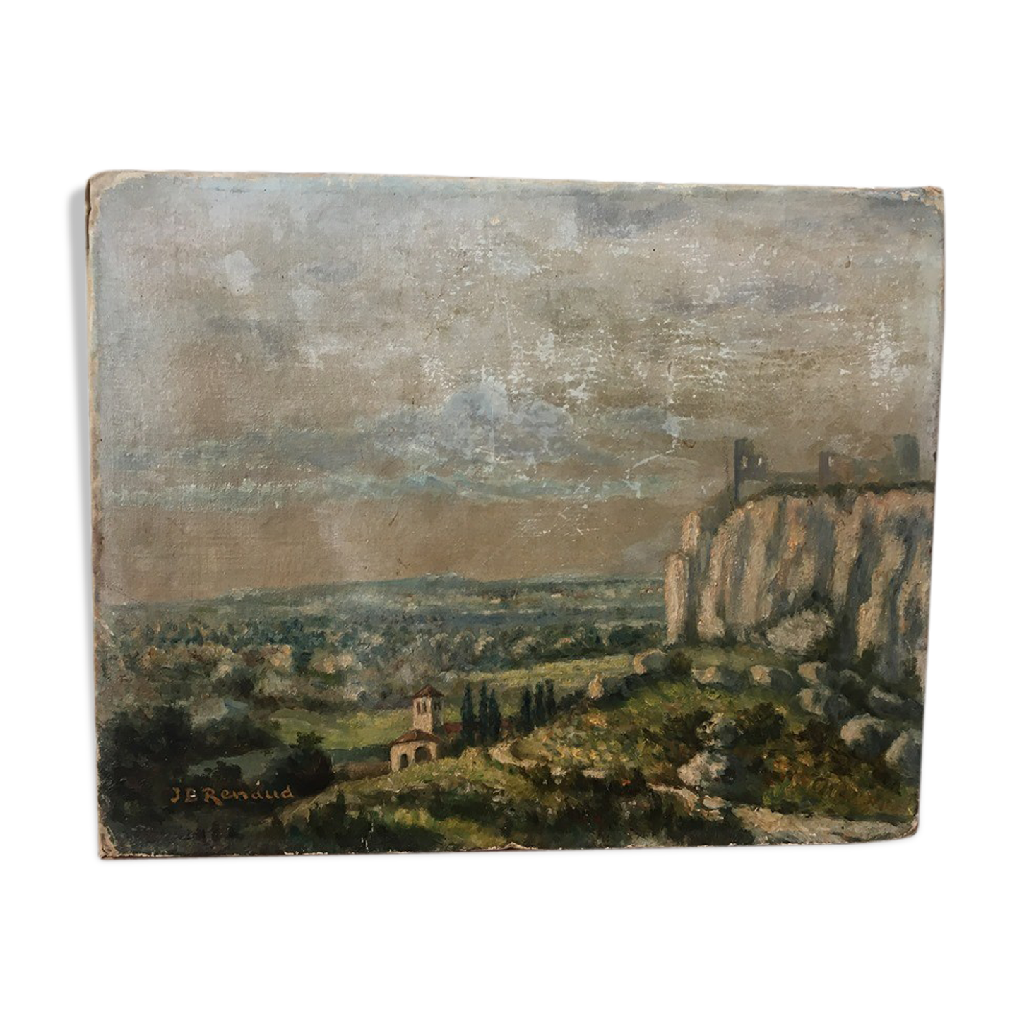 Painting oil XIX ieme