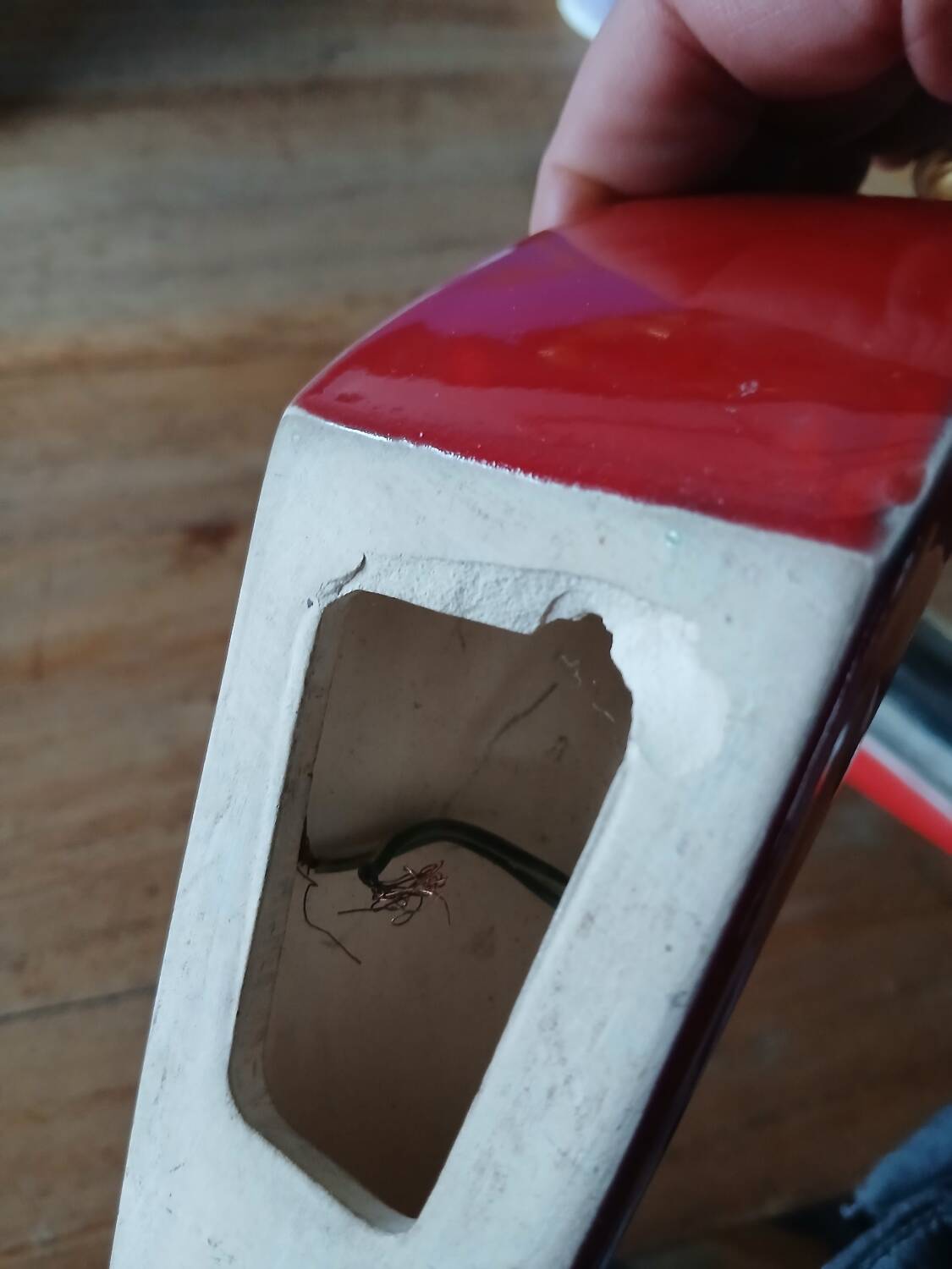 Art Deco ceramic wall light from the 1950s-60s.