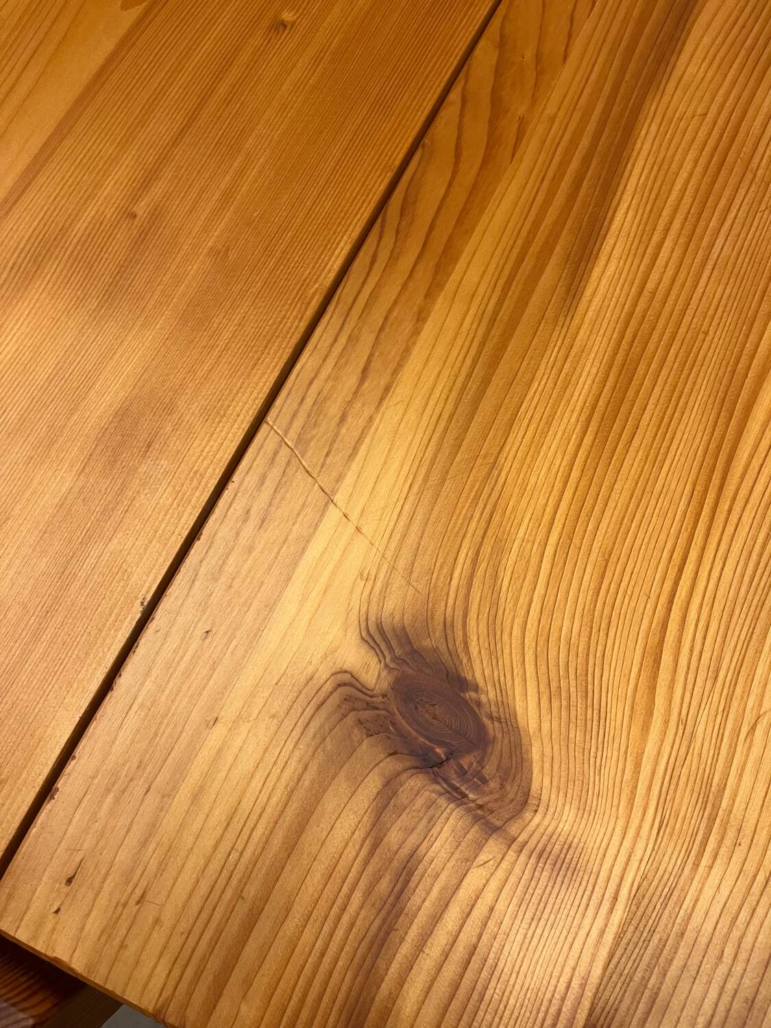 Softwood table by Erwin Egel for Dieter Güllert