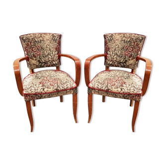 Paire de fauteuils bridge