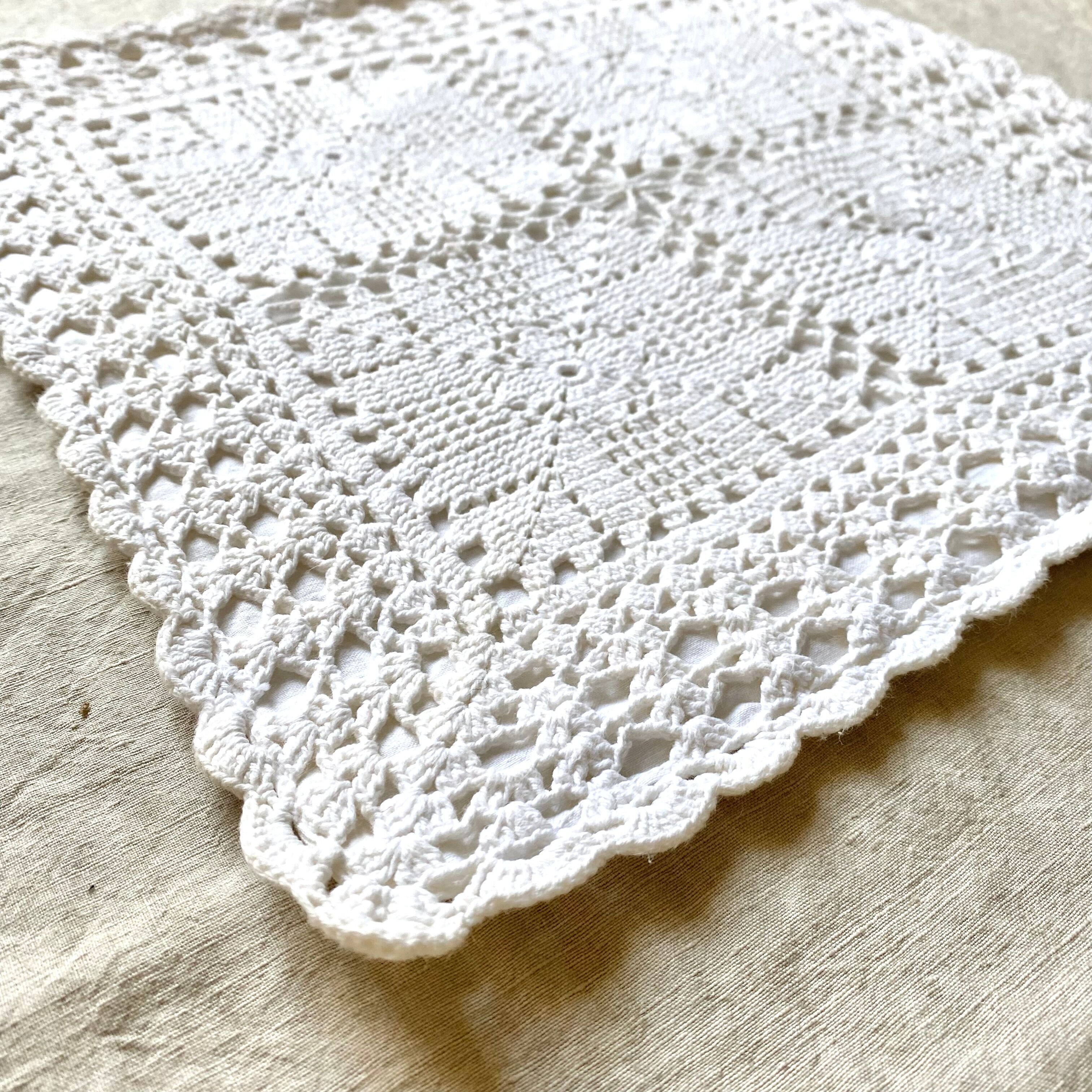 Housse de coussin en crochet