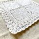 Housse de coussin en crochet