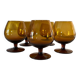 5 vintage cognac glasses