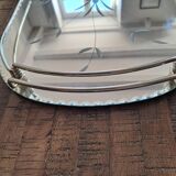 Mirrored glass serving tray, 1950s