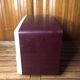 Old radio atlantic bakelite white & bordeaux red vintage #a533