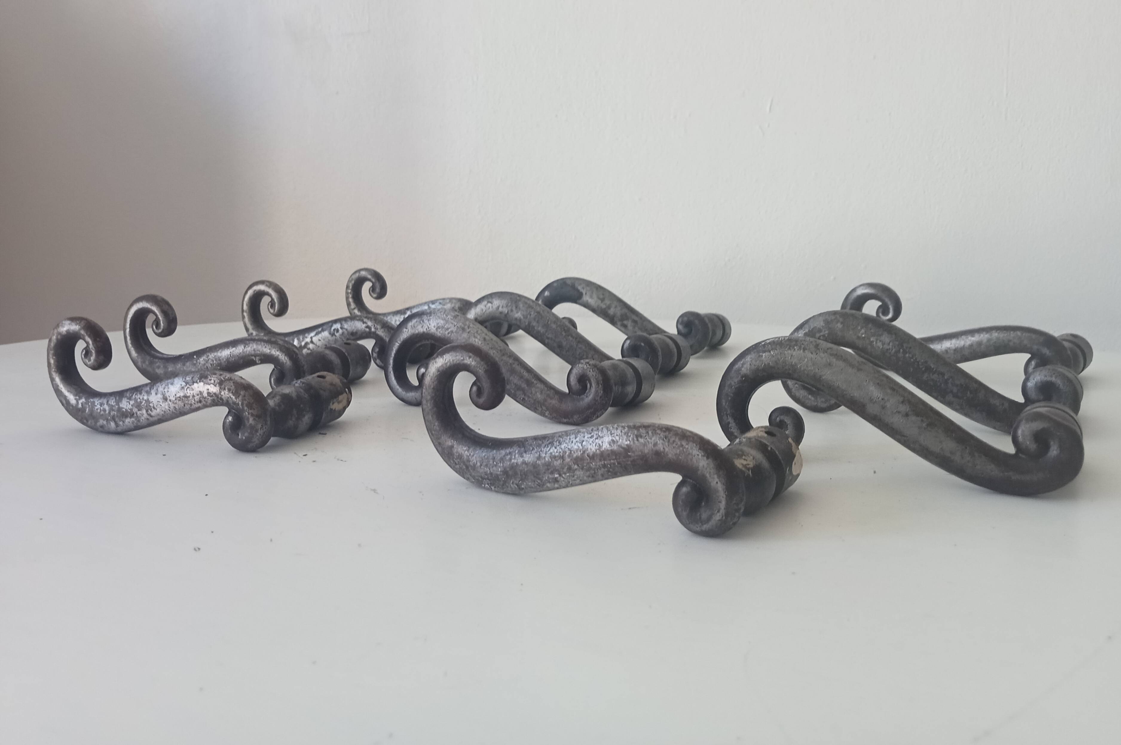 Pair of old door handles levers