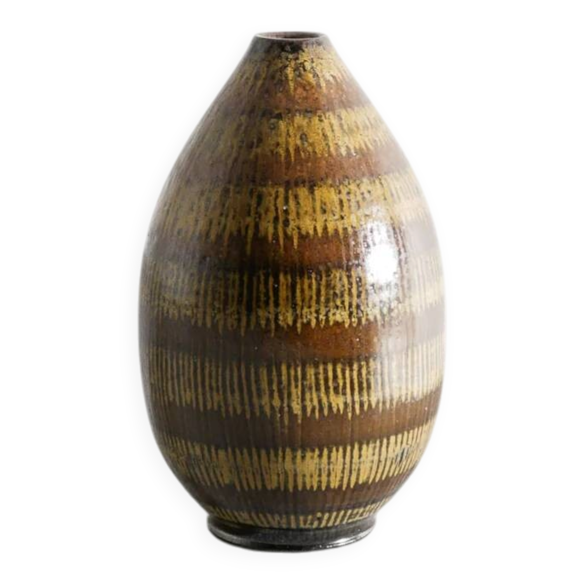 Vintage Swedish Mid Century Vase by Arthur Andersson for Wallåkra, 1940s