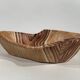 ceramic dish "faux wood" Vallauris 60s