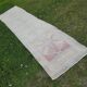 Vintage Turkish hallway rug 87x370 cm